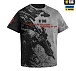 M-Tac футболка Warrior 1618 Oversize Light Grey– Мілітарист - мініатюра 4