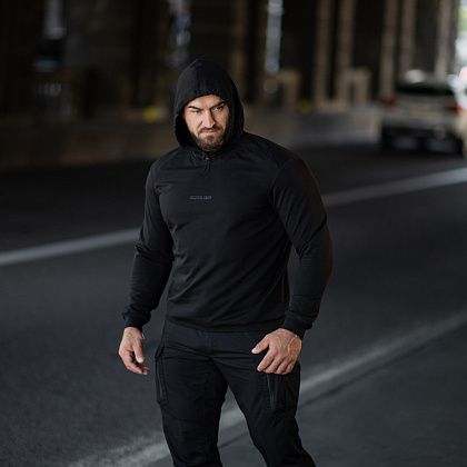 M-Tac кофта Hoodie Born by Revolution Black– Милитарист - фото 19