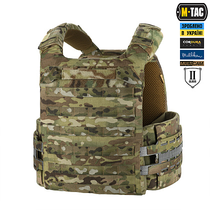 M-Tac плитоноска Cuirass Tiger Elite 2 класс защиты (размер плиты XL) Multicam– Милитарист - фото 4
