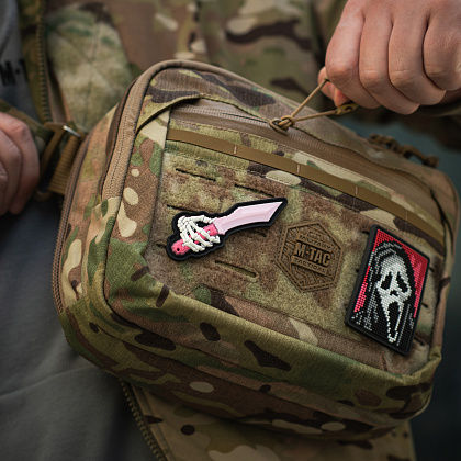 M-Tac нашивка Skeleton Knife PVC Pink– Милитарист - фото 5