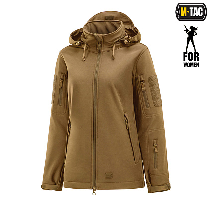 M-Tac куртка Soft Shell Lady Coyote– Мілітарист - зображення 1