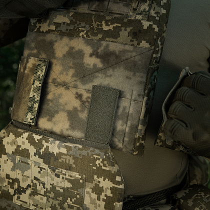 M-Tac фартук противоосколочный с баллистическим пакетом 2 класс (BRONYX) Laser Cut XL MM14– Милитарист - фото 22