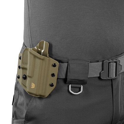ATA Gear кобура модель Hit Factor ver.1 для зброї Glock - 19/23/19X/45 Flat Dark Earth - Spring правша– Мілітарист - зображення 9