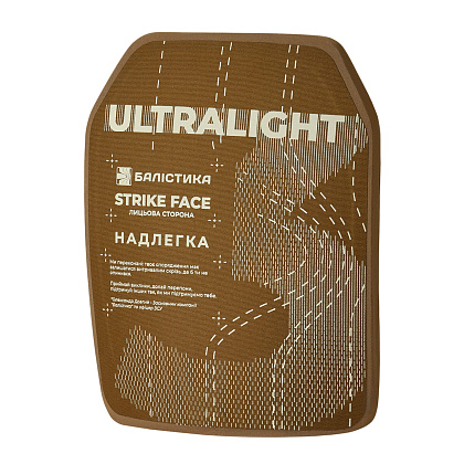 Балістика Бронепластина надлегка з демпфером розміру XL 3-го класу захисту НВМПЕ– Мілітарист - зображення 1