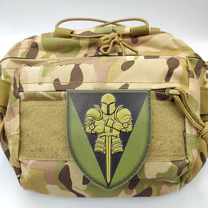 Нашивка ПВХ ЗСУ 17 окрема танкова бригада ОК Схід польовий об'ємни– Милитарист - фото 2