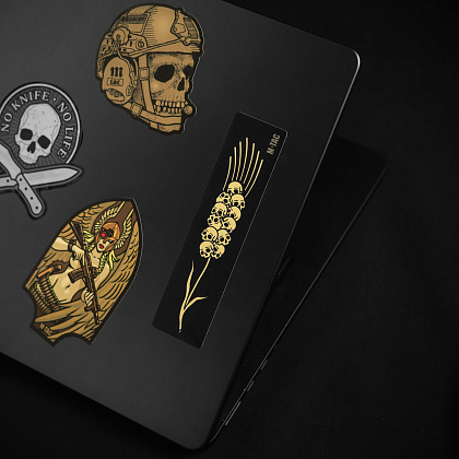 M-Tac наклейка Колосок (Черепа) Black– Мілітарист - зображення 10