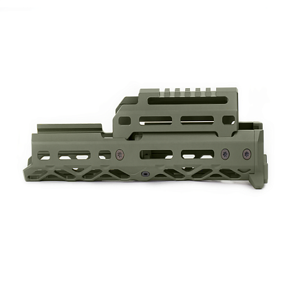 Крук M-Lock цівка для АКС-74У коротка верхні накладка OD Green (1U044A)– Мілітарист - зображення 6